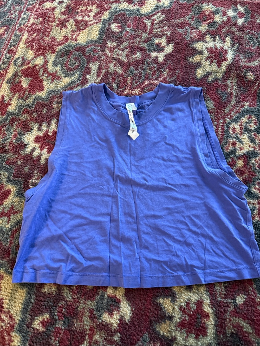 lululemon athletica Periwinkle Sleeveless Crop Tank